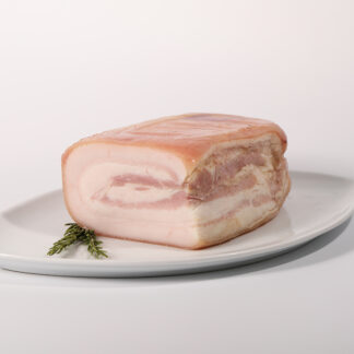 Panceta cocida con cuero sabor ahumado