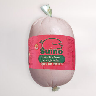 Salchichón con jamón tipo familiar