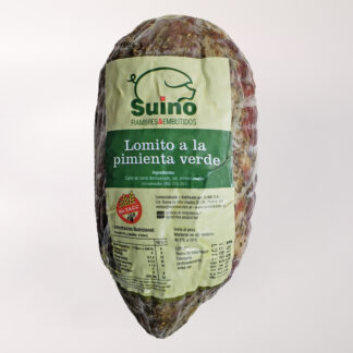 Lomito a la pimienta verde