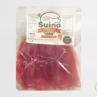 Jamón crudo sin sal agregada feteado